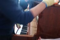 Upright piano removal into city centre apartment